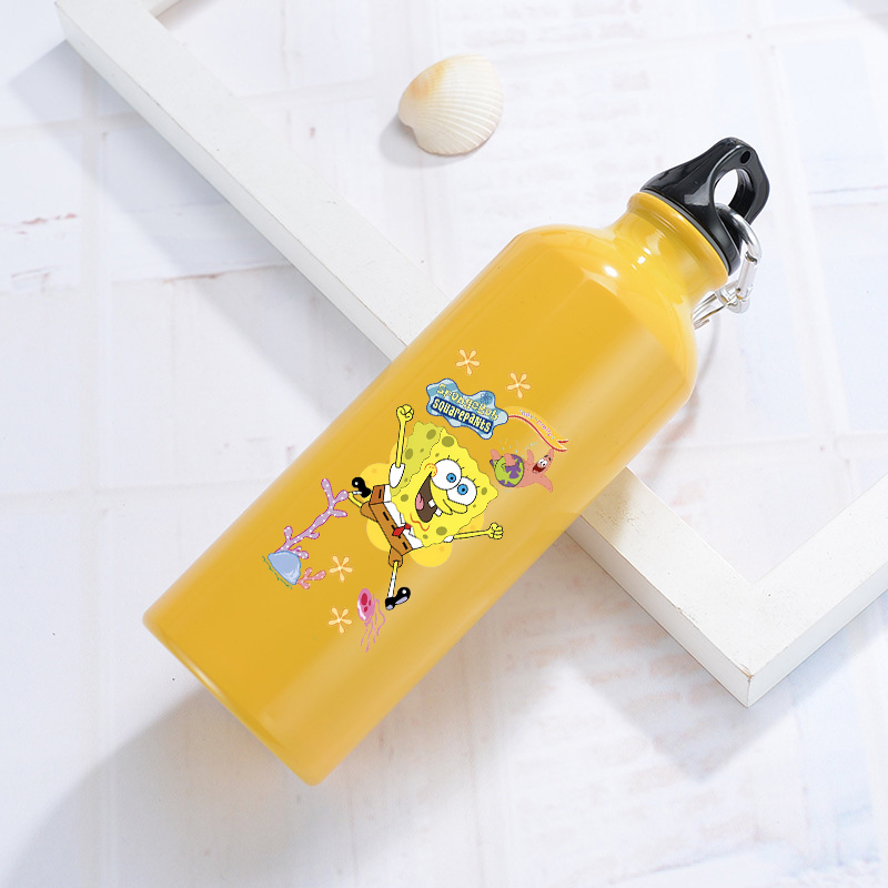 Running Gear Water - SpongeBobs Aluminum Water Bottle Outdoor Bike