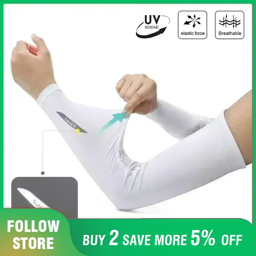 Running Gear Sale - Santic Sports Arm Compression Sleeves New
