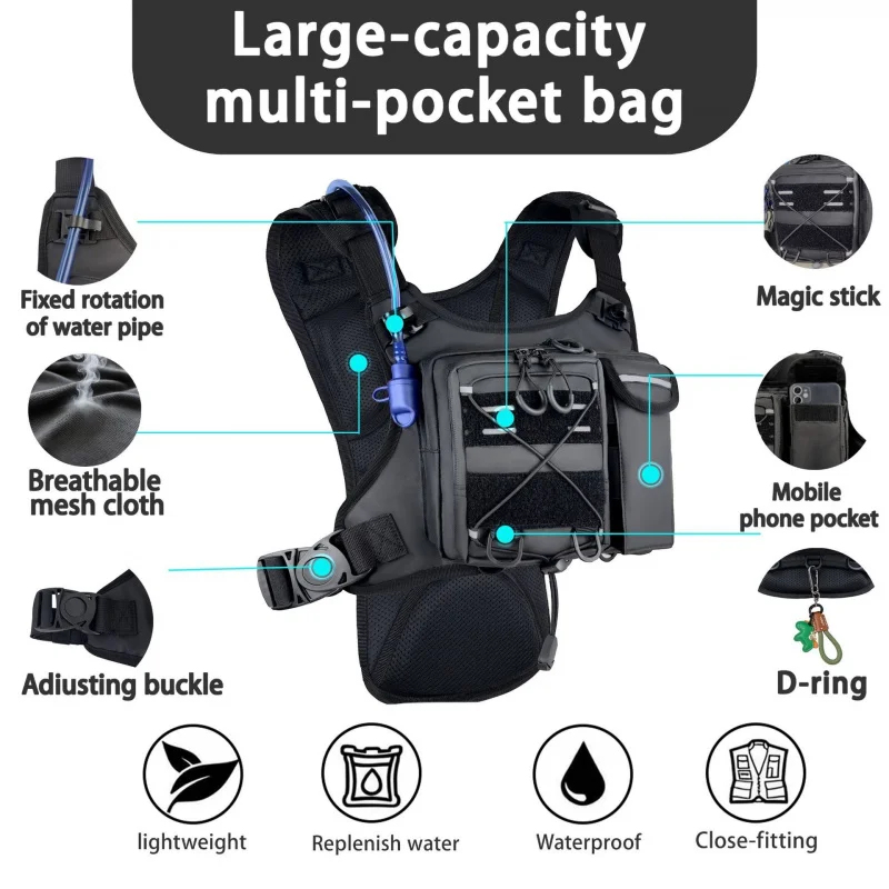 Running Gear Water - ​High-Quality Tactical Vest Chest Bag with