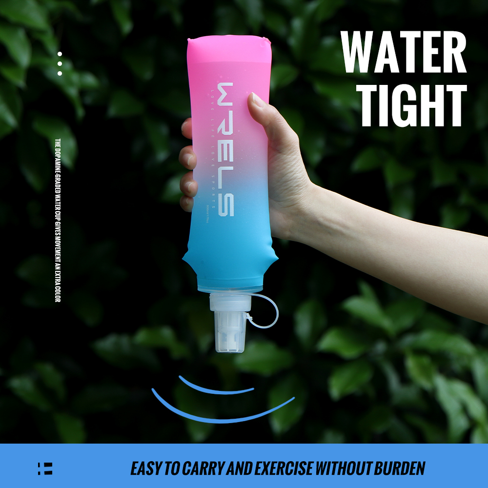 Sport Water Bottle TPU Folding - Running Gear Water ulasan dan harga