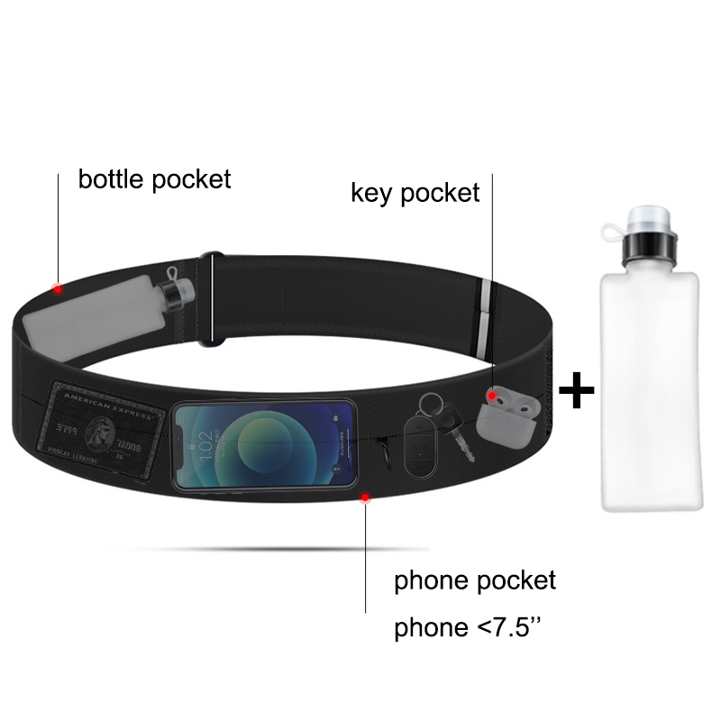 Running Belt Waist Bag with Wa - Running Gear Water ulasan dan harga