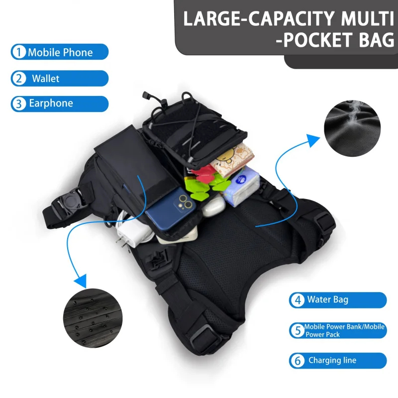 ​High-Quality Tactical Vest Ch - Running Gear Water ulasan dan harga