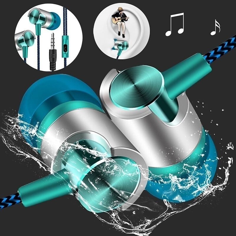 Wired Earphones In-Ear Headset - Running Gear Design ulasan dan harga