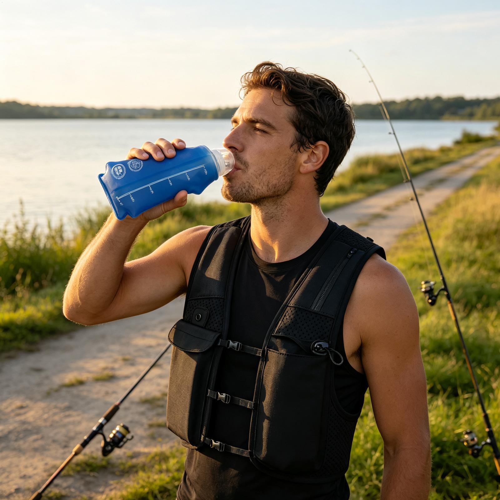 Running Vest Reflective Hydrat - Running Gear Water ulasan dan harga