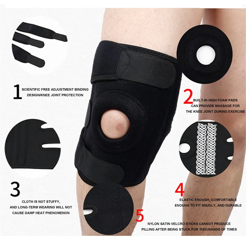Spring Supported Knee Pads Sup - Running Gear Sale ulasan dan harga