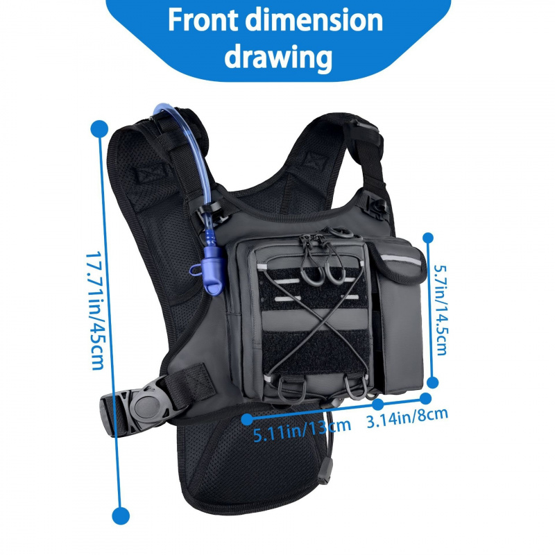 2026 New Tactical Vest Chest B - Running Gear Sale ulasan dan harga