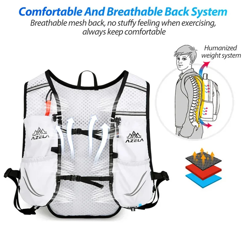 Running Hydration Vest Backpac - Running Gear Water ulasan dan harga
