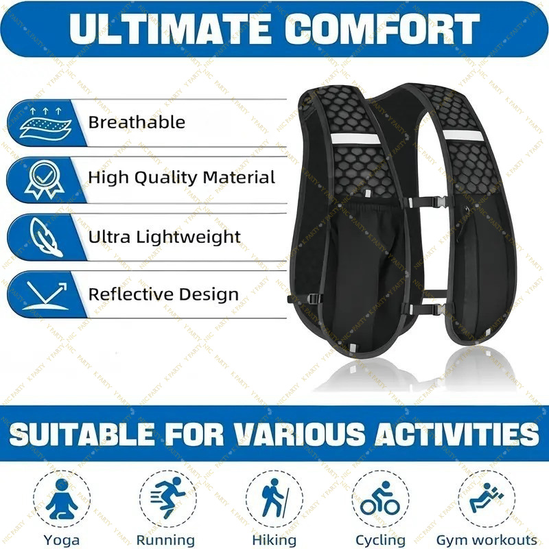 Marathon Trail Running Vest Li - Running Gear Water ulasan dan harga
