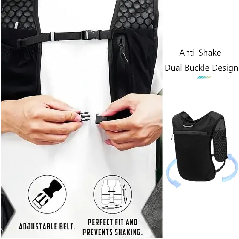 WOOJACK Hydration Running Vest - Running Gear Water ulasan dan harga
