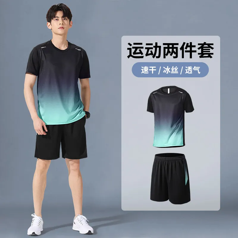 Sportswear set Men's summer ic - New Gear Running ulasan dan harga