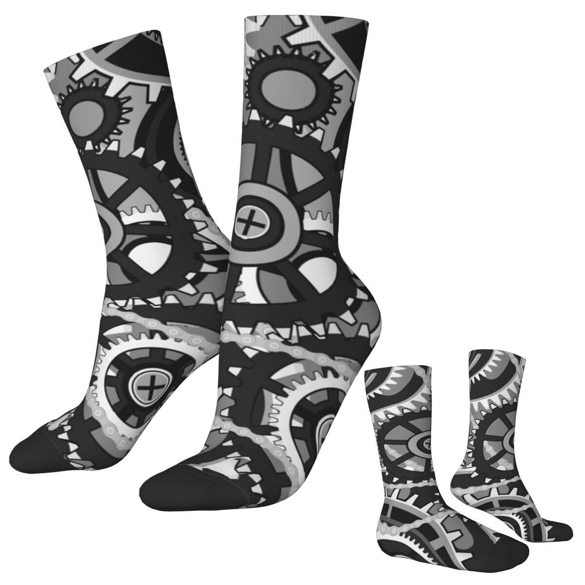 Gears Vintage Wheels Stockings - Running Gear Design ulasan dan harga