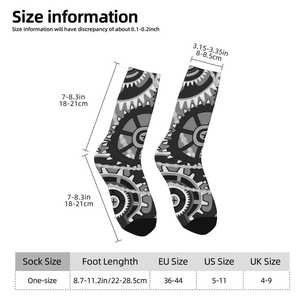 Gears Vintage Wheels Stockings - Running Gear Design ulasan dan harga